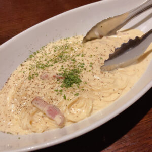 クリームパスタ